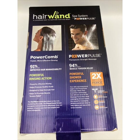 Waterpik 12-spray 5 in. High PressureDual Shower Head Brushed Nickel INCOMPLETE - Picture 3 of 7